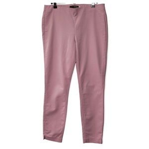 Crosby | Mid Rise Skinny Pull On Ankle Pant SZ 6 Womens Pink Crop Cotton Blend